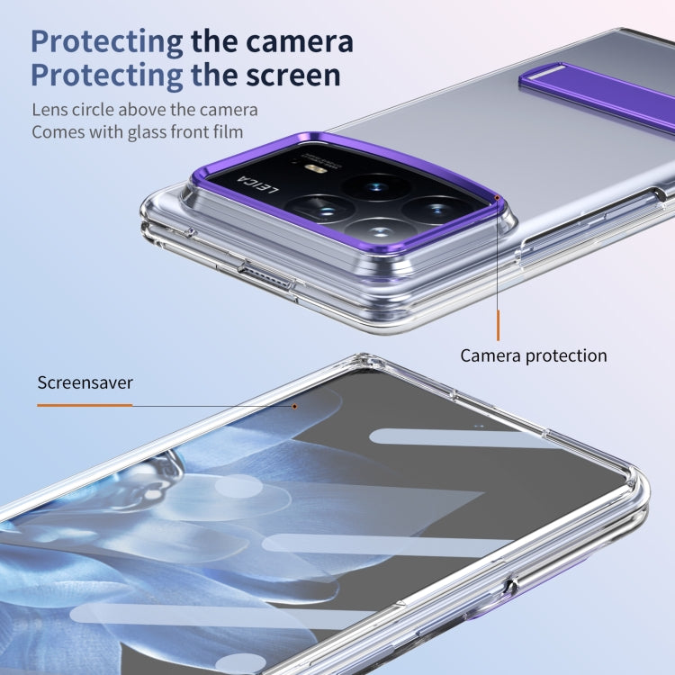 For Xiaomi Mix Fold 4 Ice-Cold Holder PC Hybrid TPU Phone Case