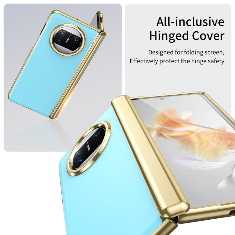 For Huawei Mate X3 Integrated AG Frosted Vacuum Plating Phone Case