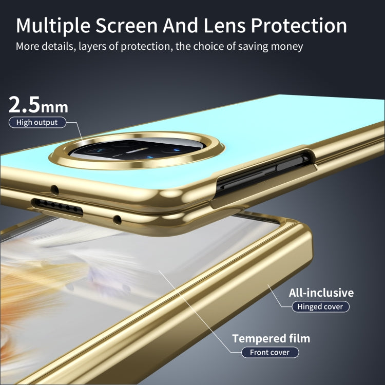 For Huawei Mate X3 Integrated AG Frosted Vacuum Plating Phone Case