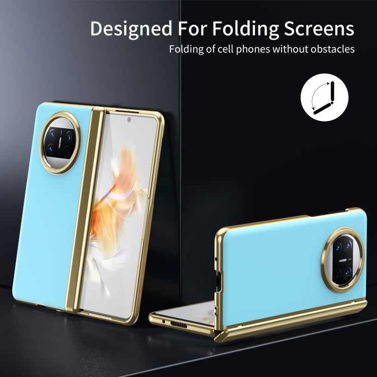 For Huawei Mate X3 Integrated AG Frosted Vacuum Plating Phone Case