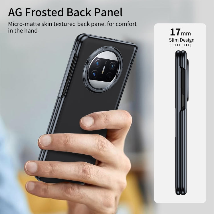 For Huawei Mate X3 Integrated AG Frosted Vacuum Plating Phone Case