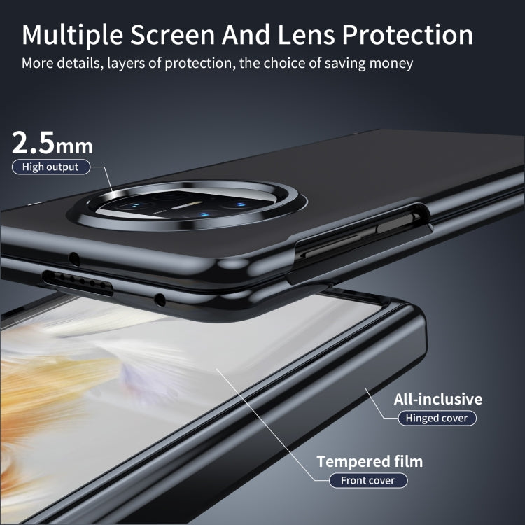 For Huawei Mate X3 Integrated AG Frosted Vacuum Plating Phone Case