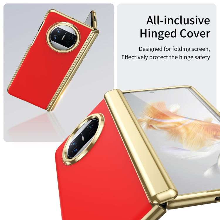 For Huawei Mate X3 Integrated AG Frosted Vacuum Plating Phone Case