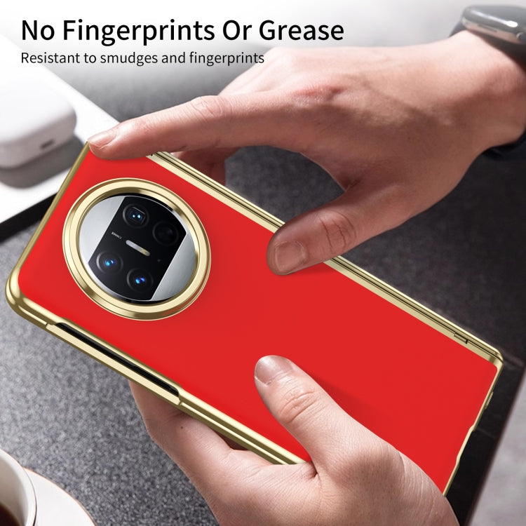 For Huawei Mate X3 Integrated AG Frosted Vacuum Plating Phone Case