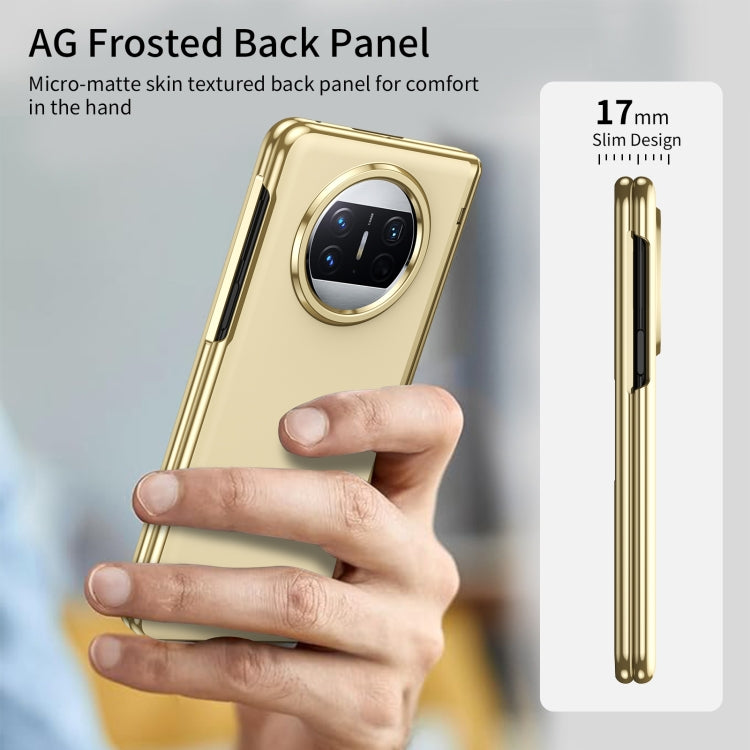For Huawei Mate X3 Integrated AG Frosted Vacuum Plating Phone Case