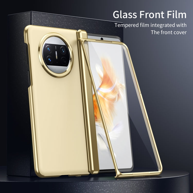 For Huawei Mate X3 Integrated AG Frosted Vacuum Plating Phone Case