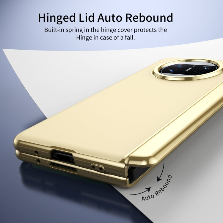 For Huawei Mate X3 Integrated AG Frosted Vacuum Plating Phone Case