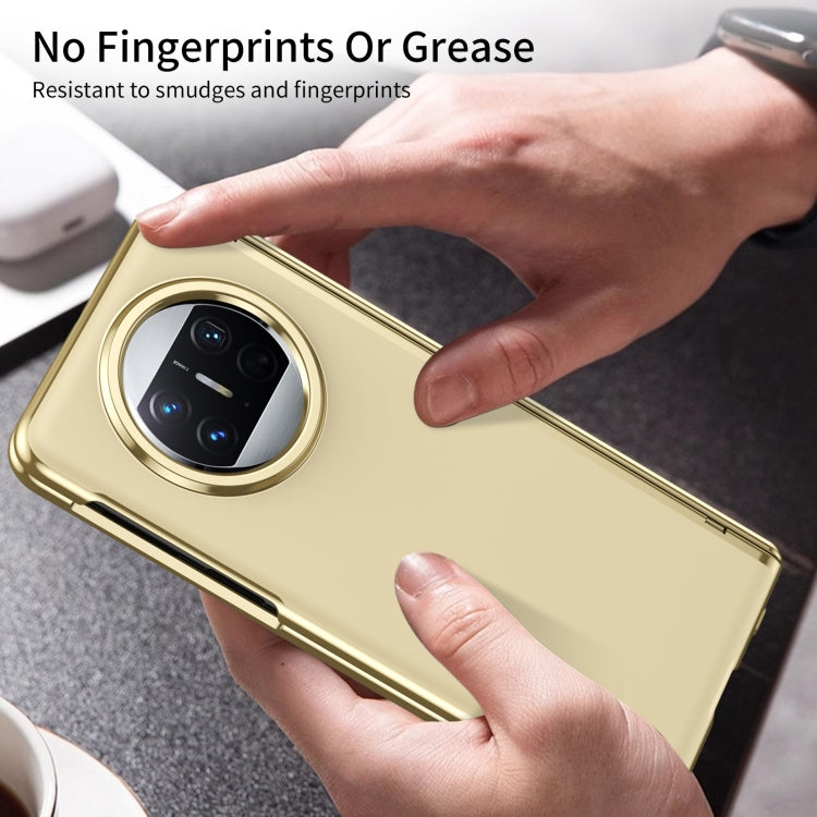 For Huawei Mate X3 Integrated AG Frosted Vacuum Plating Phone Case