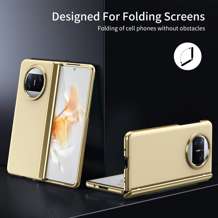 For Huawei Mate X3 Integrated AG Frosted Vacuum Plating Phone Case