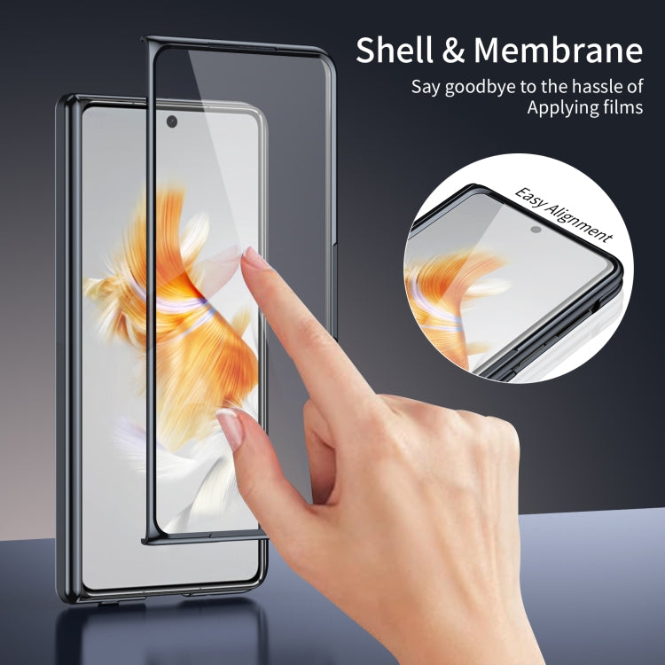 For Huawei Mate X3 Integrated AG Frosted Vacuum Plating Phone Case