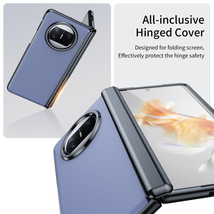 For Huawei Mate X3 Integrated AG Frosted Vacuum Plating Phone Case