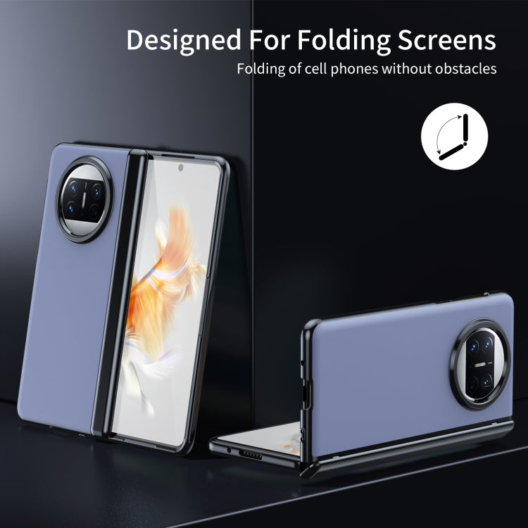 For Huawei Mate X3 Integrated AG Frosted Vacuum Plating Phone Case