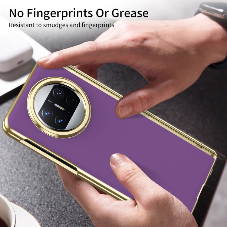For Huawei Mate X3 Integrated AG Frosted Vacuum Plating Phone Case
