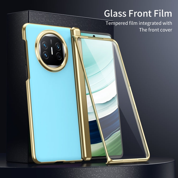 For Huawei Mate X5 Integrated AG Frosted Vacuum Plating Phone Case