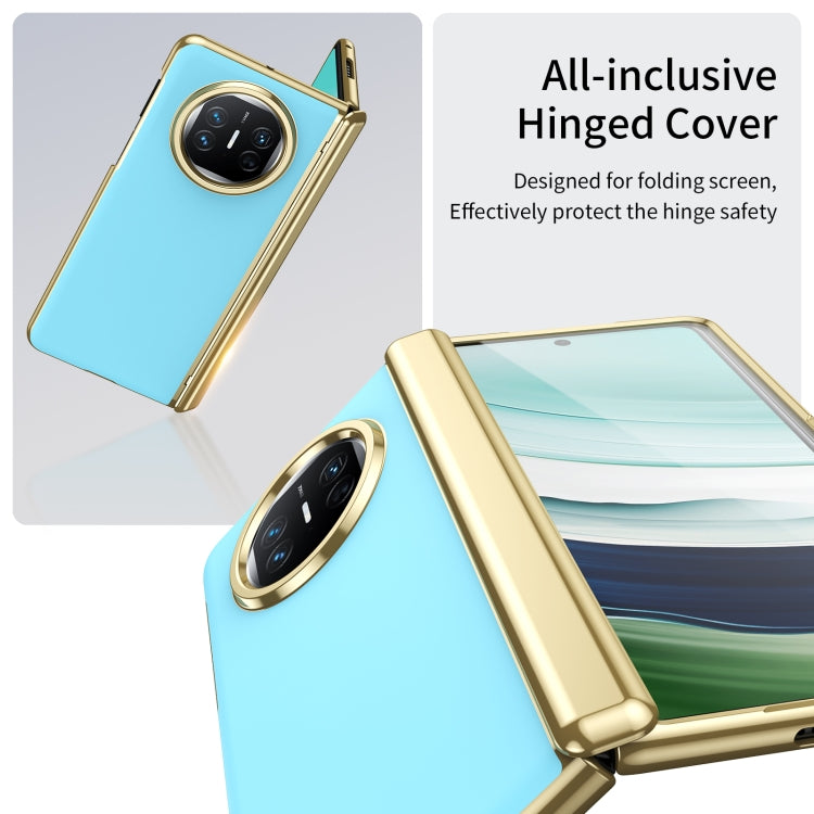For Huawei Mate X5 Integrated AG Frosted Vacuum Plating Phone Case
