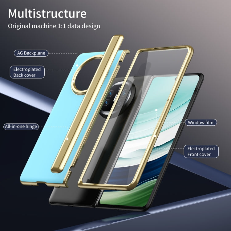 For Huawei Mate X5 Integrated AG Frosted Vacuum Plating Phone Case