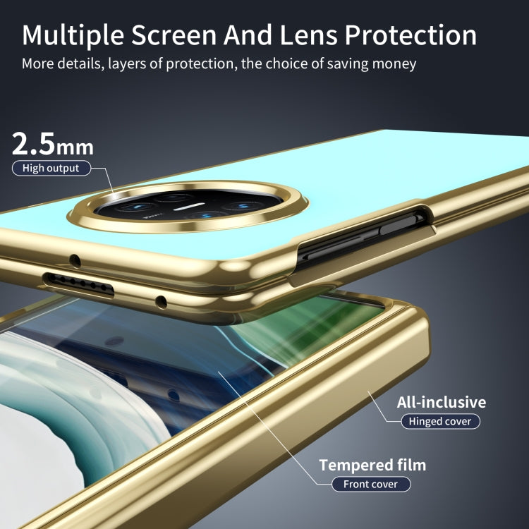 For Huawei Mate X5 Integrated AG Frosted Vacuum Plating Phone Case
