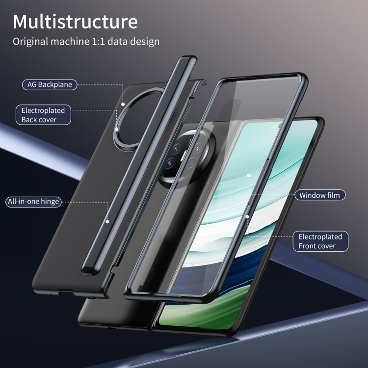 For Huawei Mate X5 Integrated AG Frosted Vacuum Plating Phone Case