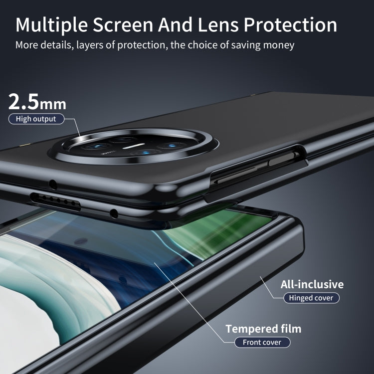For Huawei Mate X5 Integrated AG Frosted Vacuum Plating Phone Case