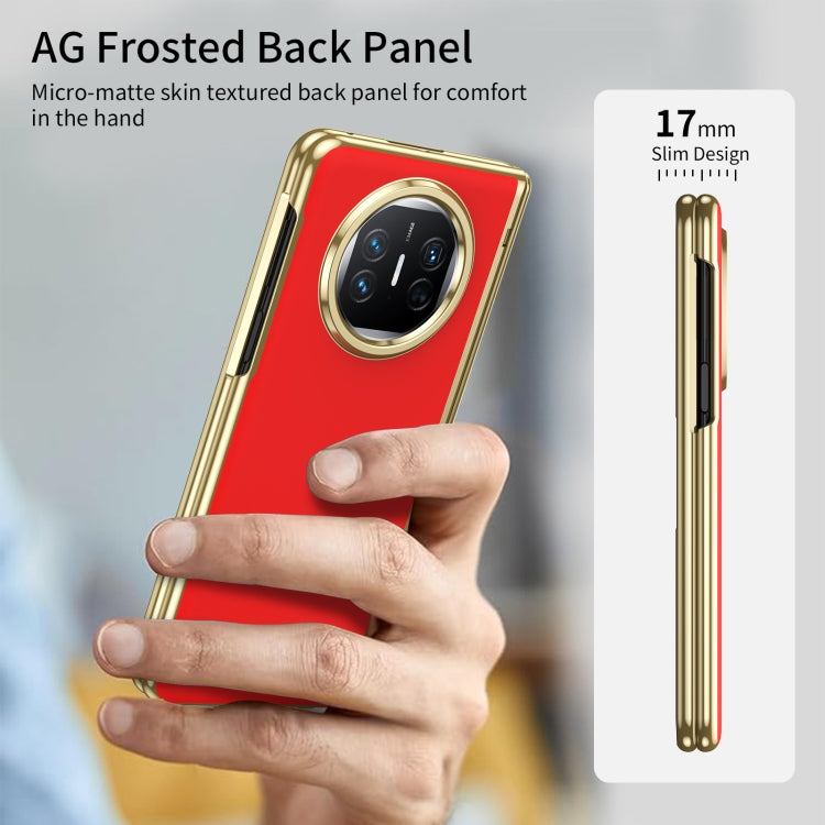 For Huawei Mate X5 Integrated AG Frosted Vacuum Plating Phone Case