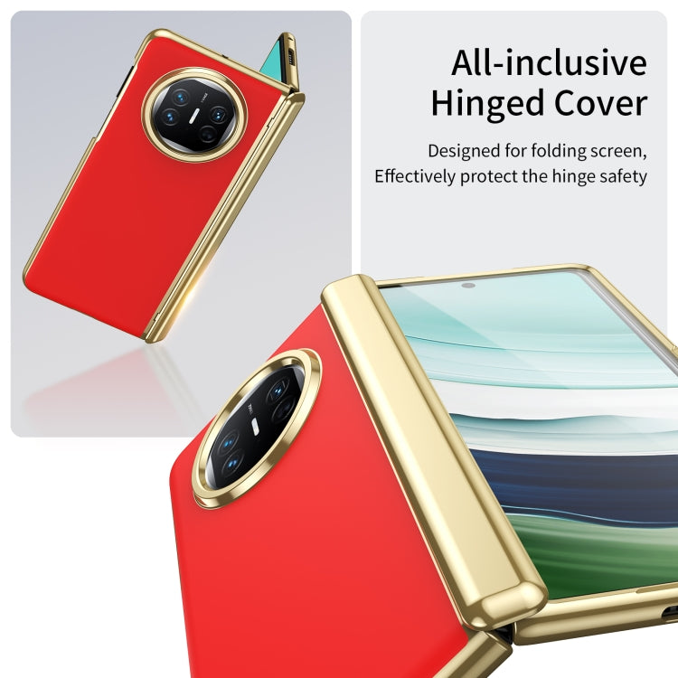 For Huawei Mate X5 Integrated AG Frosted Vacuum Plating Phone Case