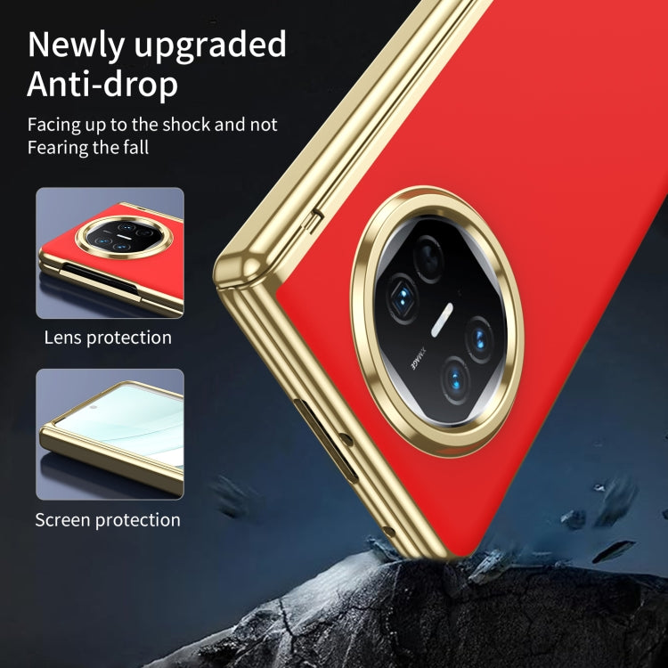 For Huawei Mate X5 Integrated AG Frosted Vacuum Plating Phone Case