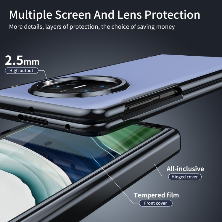 For Huawei Mate X5 Integrated AG Frosted Vacuum Plating Phone Case
