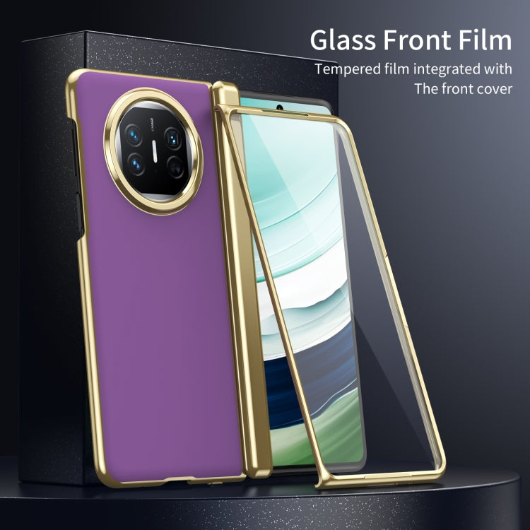 For Huawei Mate X5 Integrated AG Frosted Vacuum Plating Phone Case