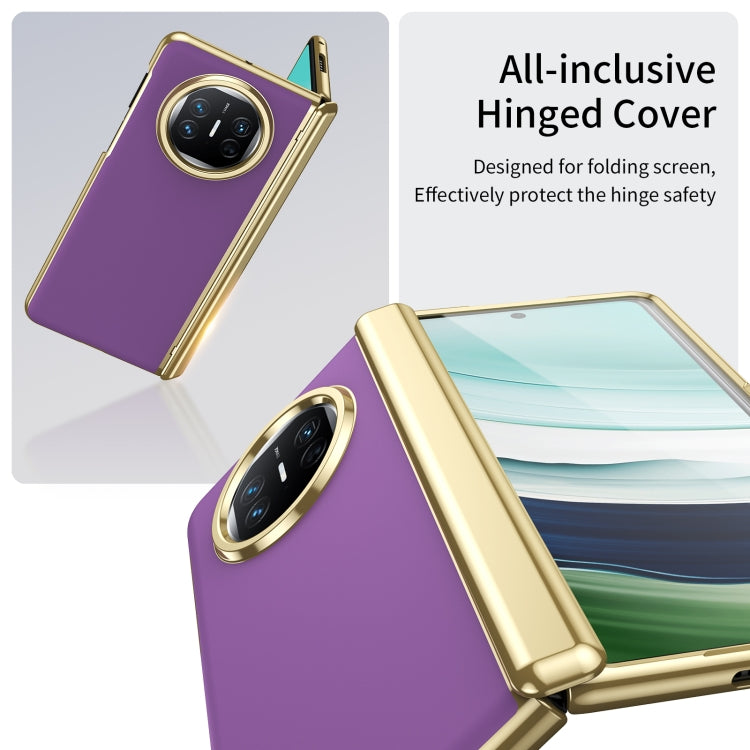 For Huawei Mate X5 Integrated AG Frosted Vacuum Plating Phone Case