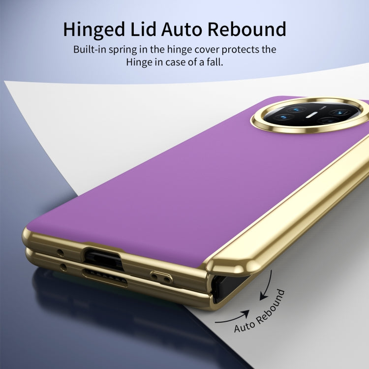 For Huawei Mate X5 Integrated AG Frosted Vacuum Plating Phone Case