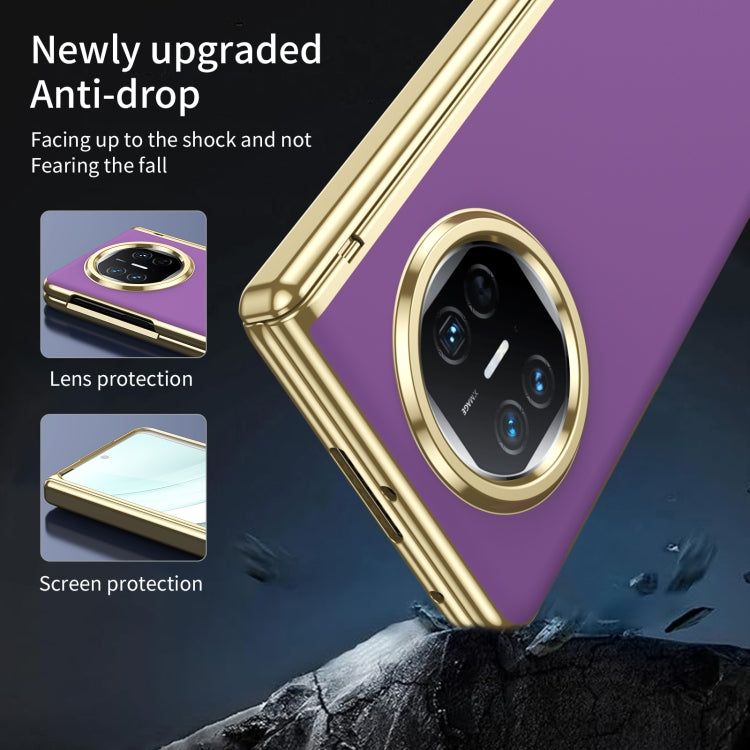 For Huawei Mate X5 Integrated AG Frosted Vacuum Plating Phone Case