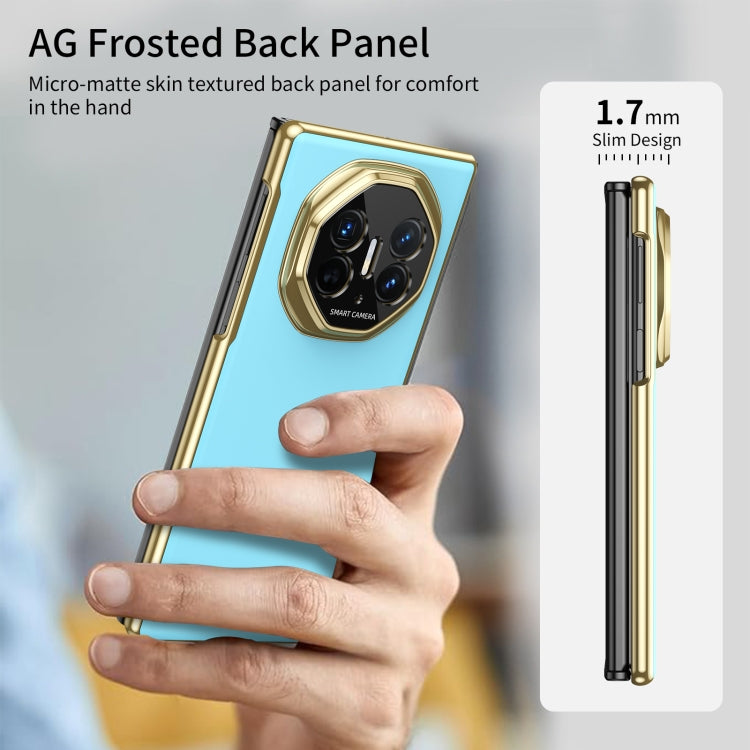 For Huawei Mate XT Ultimate Design Integrated AG Frosted Vacuum Plating Phone Case