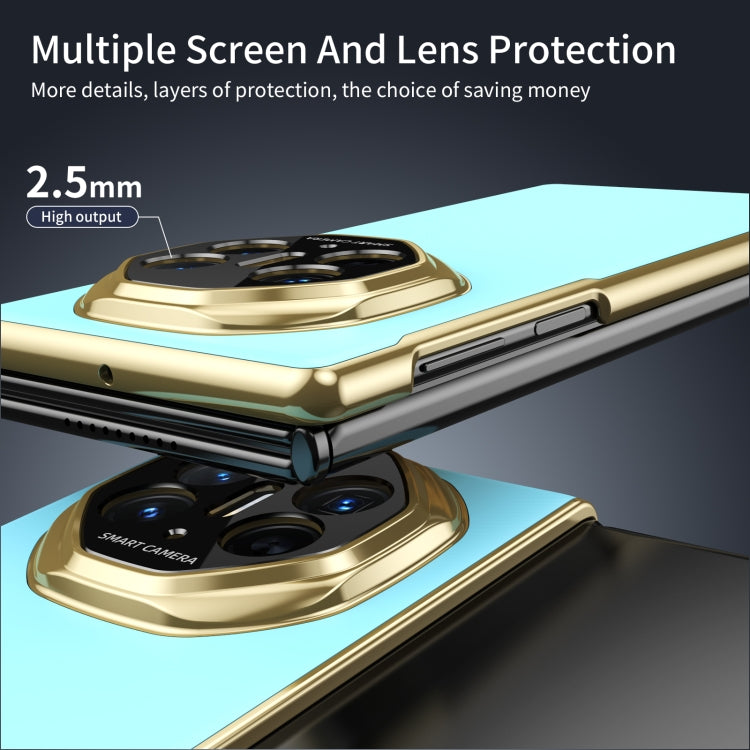 For Huawei Mate XT Ultimate Design Integrated AG Frosted Vacuum Plating Phone Case