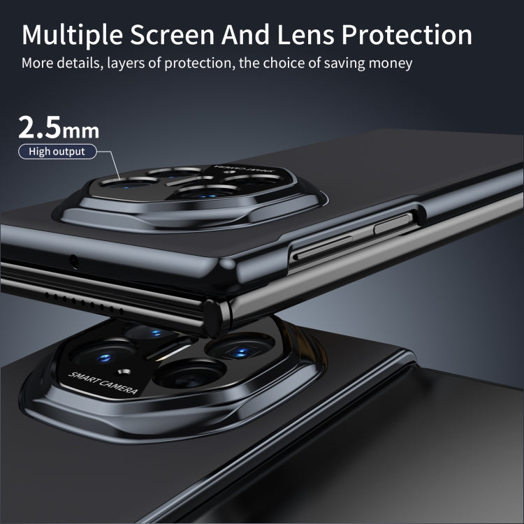 For Huawei Mate XT Ultimate Design Integrated AG Frosted Vacuum Plating Phone Case