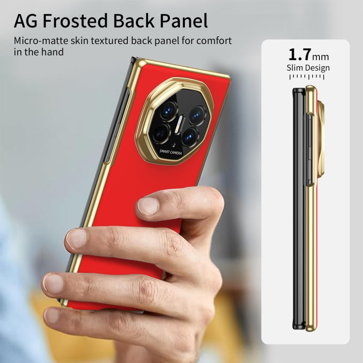 For Huawei Mate XT Ultimate Design Integrated AG Frosted Vacuum Plating Phone Case