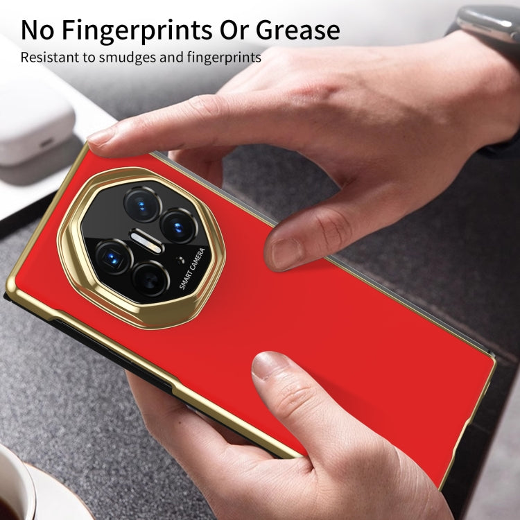 For Huawei Mate XT Ultimate Design Integrated AG Frosted Vacuum Plating Phone Case