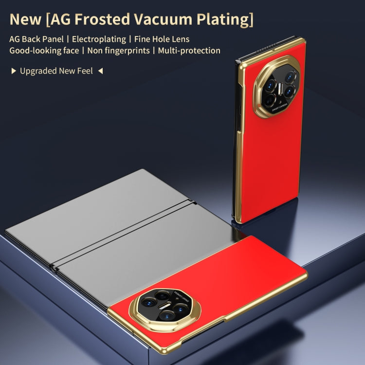 For Huawei Mate XT Ultimate Design Integrated AG Frosted Vacuum Plating Phone Case