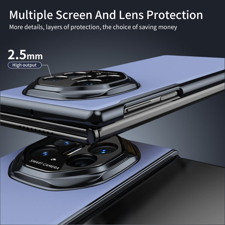 For Huawei Mate XT Ultimate Design Integrated AG Frosted Vacuum Plating Phone Case
