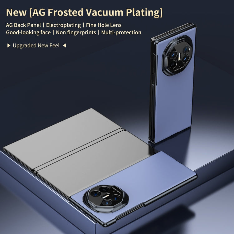 For Huawei Mate XT Ultimate Design Integrated AG Frosted Vacuum Plating Phone Case
