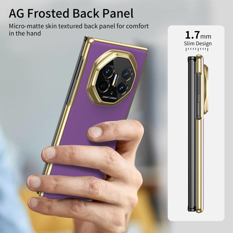 For Huawei Mate XT Ultimate Design Integrated AG Frosted Vacuum Plating Phone Case