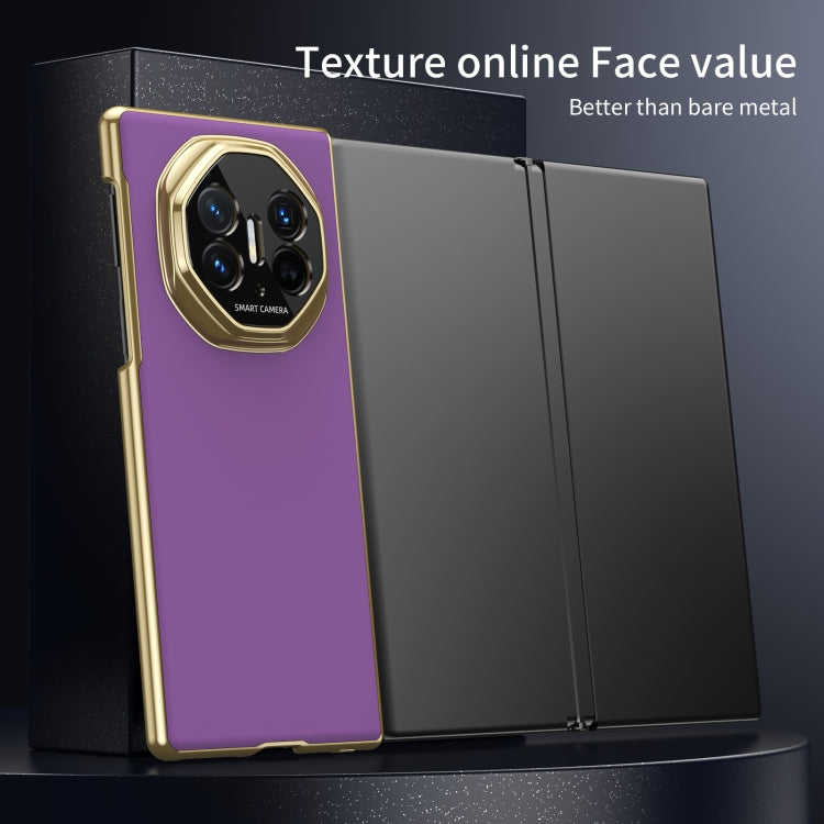For Huawei Mate XT Ultimate Design Integrated AG Frosted Vacuum Plating Phone Case