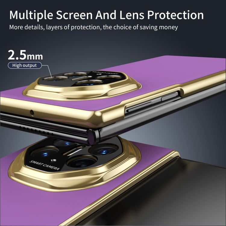 For Huawei Mate XT Ultimate Design Integrated AG Frosted Vacuum Plating Phone Case
