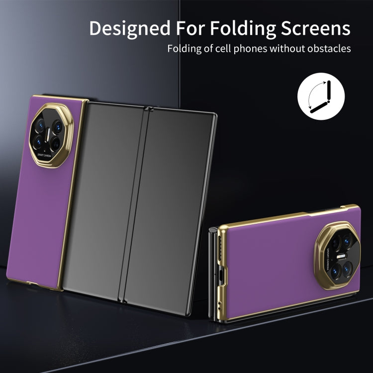 For Huawei Mate XT Ultimate Design Integrated AG Frosted Vacuum Plating Phone Case