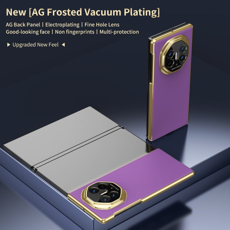 For Huawei Mate XT Ultimate Design Integrated AG Frosted Vacuum Plating Phone Case