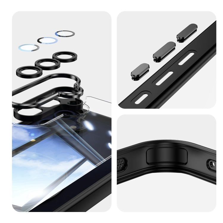 For Samsung Galaxy A16 5G 360 Holder MagSafe Acrylic Hybrid TPU Phone Case