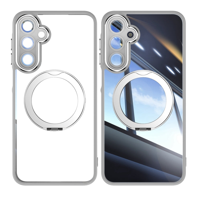 For Samsung Galaxy A16 5G 360 Holder MagSafe Acrylic Hybrid TPU Phone Case