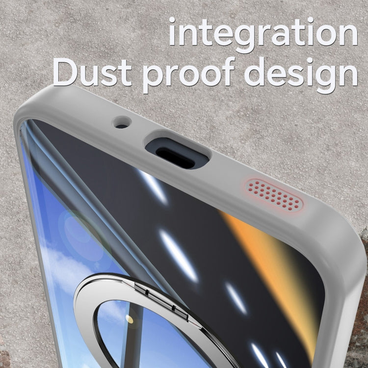 For Samsung Galaxy A16 5G 360 Holder MagSafe Acrylic Hybrid TPU Phone Case
