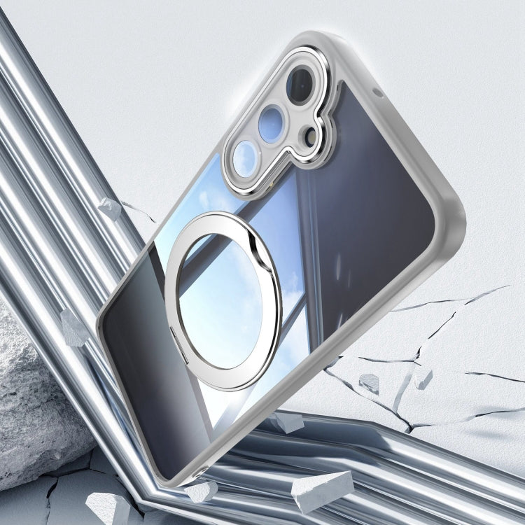 For Samsung Galaxy A16 5G 360 Holder MagSafe Acrylic Hybrid TPU Phone Case