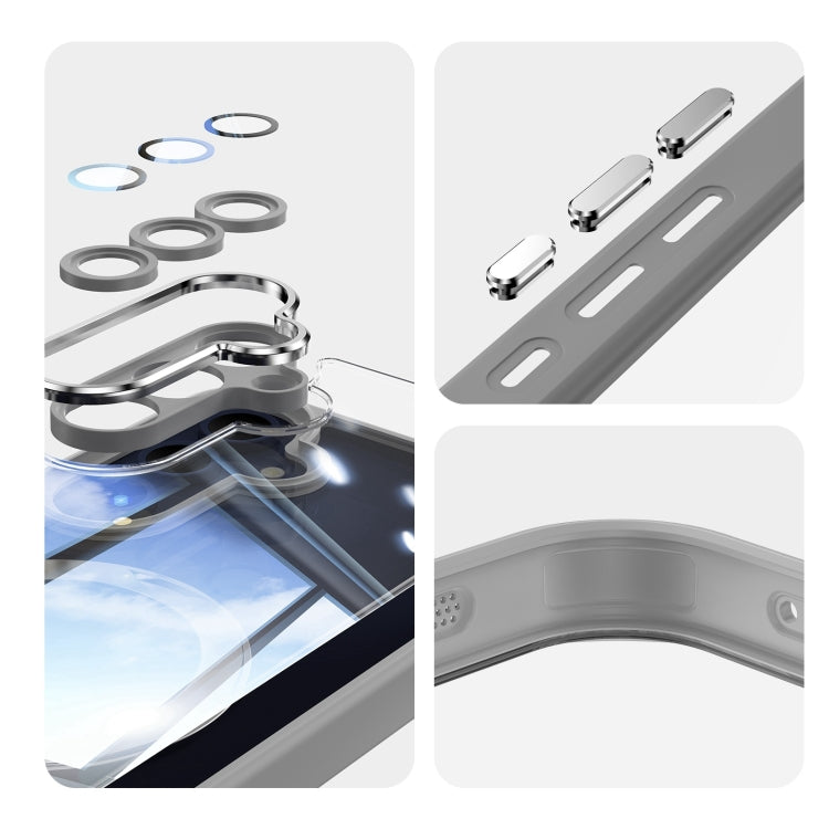 For Samsung Galaxy A16 5G 360 Holder MagSafe Acrylic Hybrid TPU Phone Case