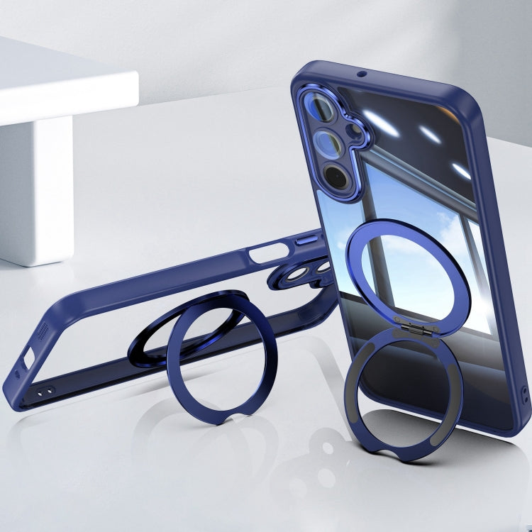 For Samsung Galaxy A16 5G 360 Holder MagSafe Acrylic Hybrid TPU Phone Case